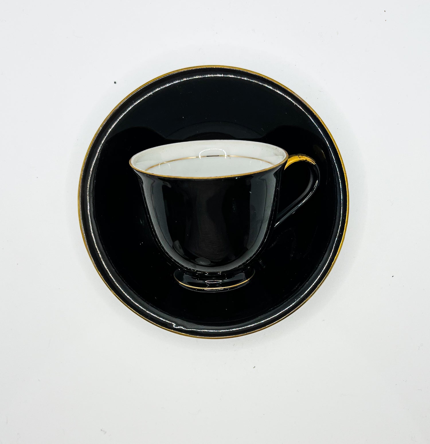 Vintage Teacup Set (1 Plate + 1 Cup): Serial Number 2523