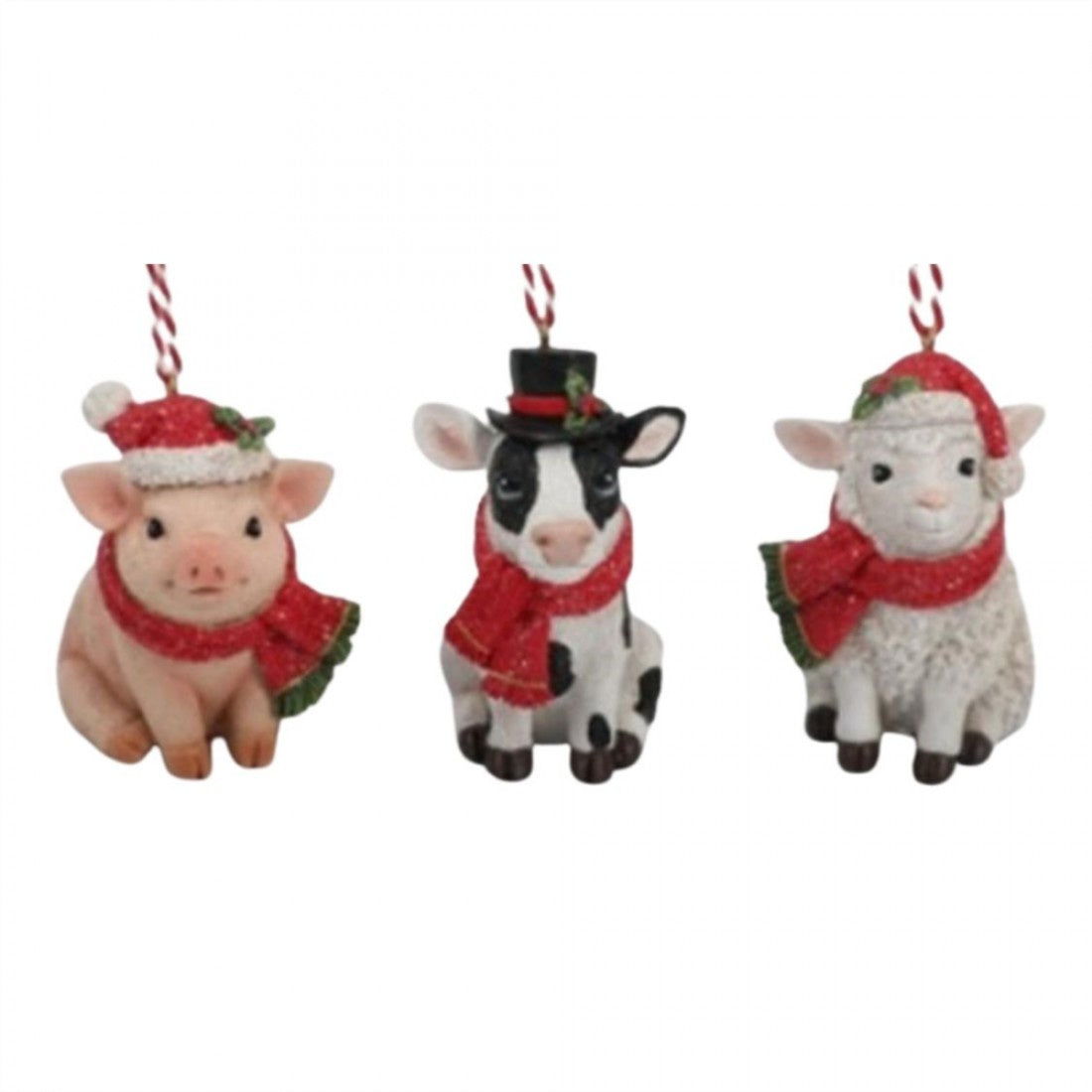 Resin Christmas Farm Animals