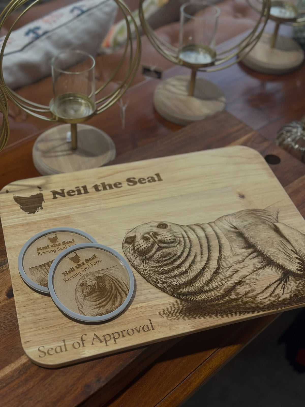 Neil The Seal Coasters