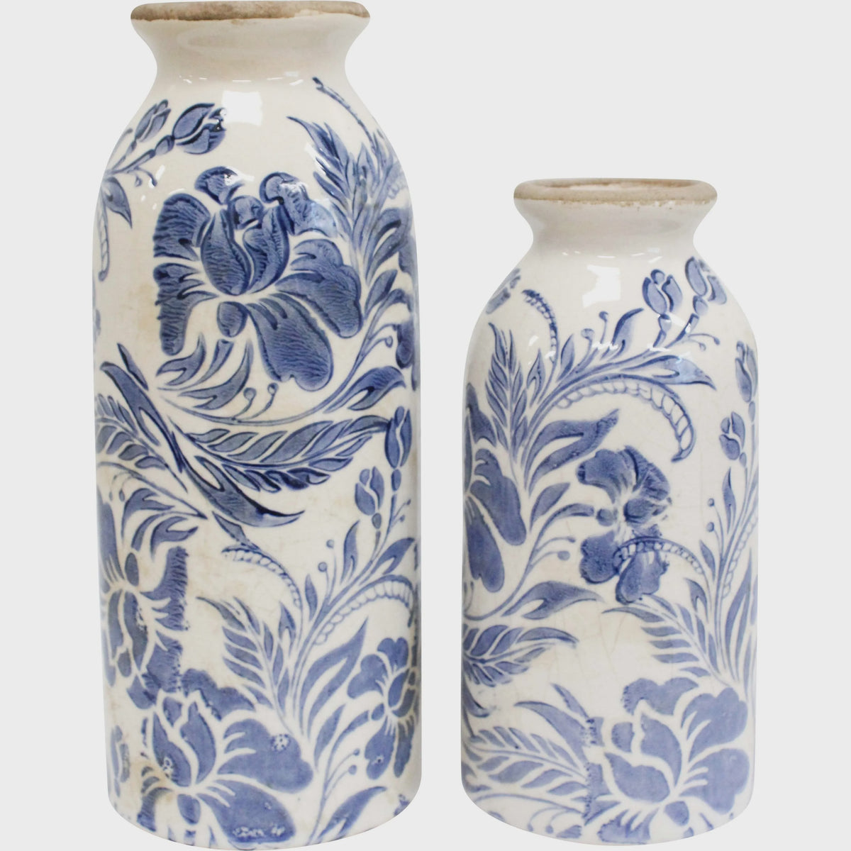 Bud Vase Vintage Blue