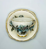 Vintage Teacup Trio (2 Plate + 1 Cup): Serial Number 25113
