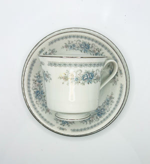 Vintage Teacup Trio (2 Plate + 1 Cup): Serial Number 2594