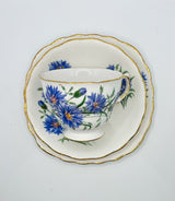 Vintage Teacup Trio (2 Plate + 1 Cup): Serial Number 2553