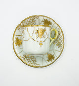 Vintage Teacup Set (1 Plate + 1 Cup): Serial Number 2511