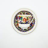 Vintage Teacup Set (1 Plate + 1 Cup): Serial Number 2503