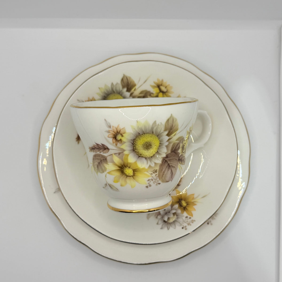 Vintage Teacup Trio (2 plate + 1 cup) Serial Number 25171