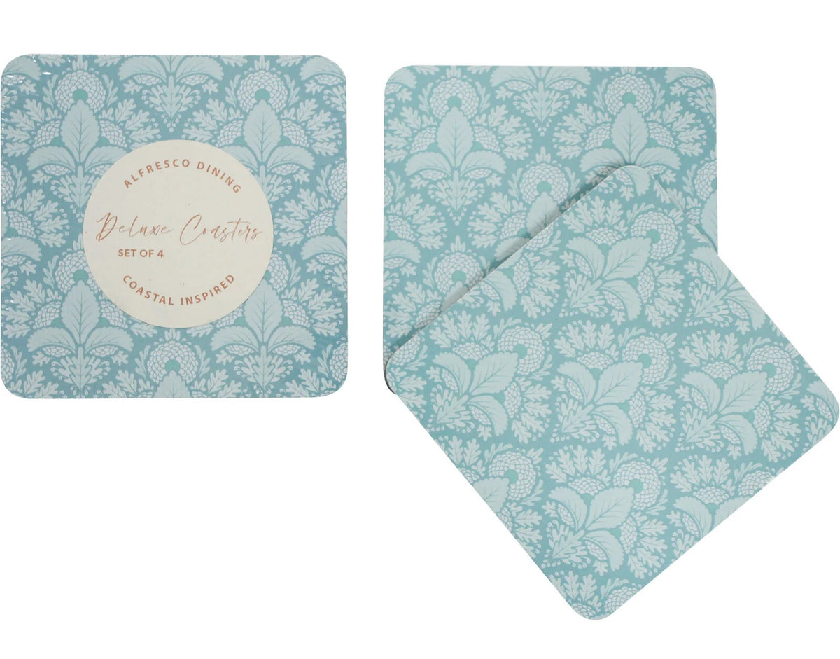 Alfresco dining coasters set of 4 - Damask