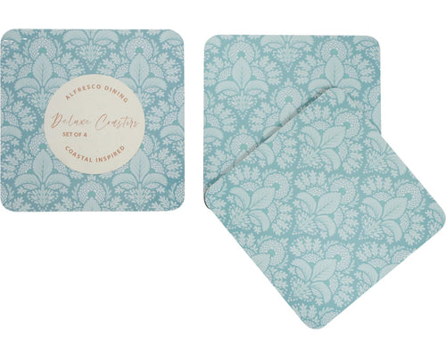 Alfresco dining coasters set of 4 - Damask